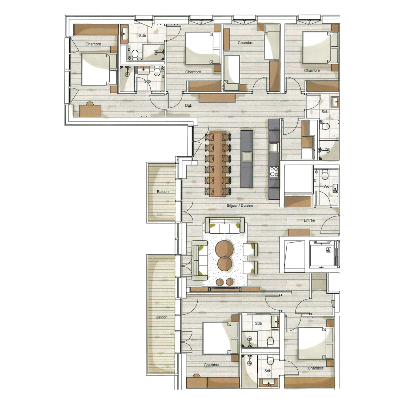 plan Appartement 100