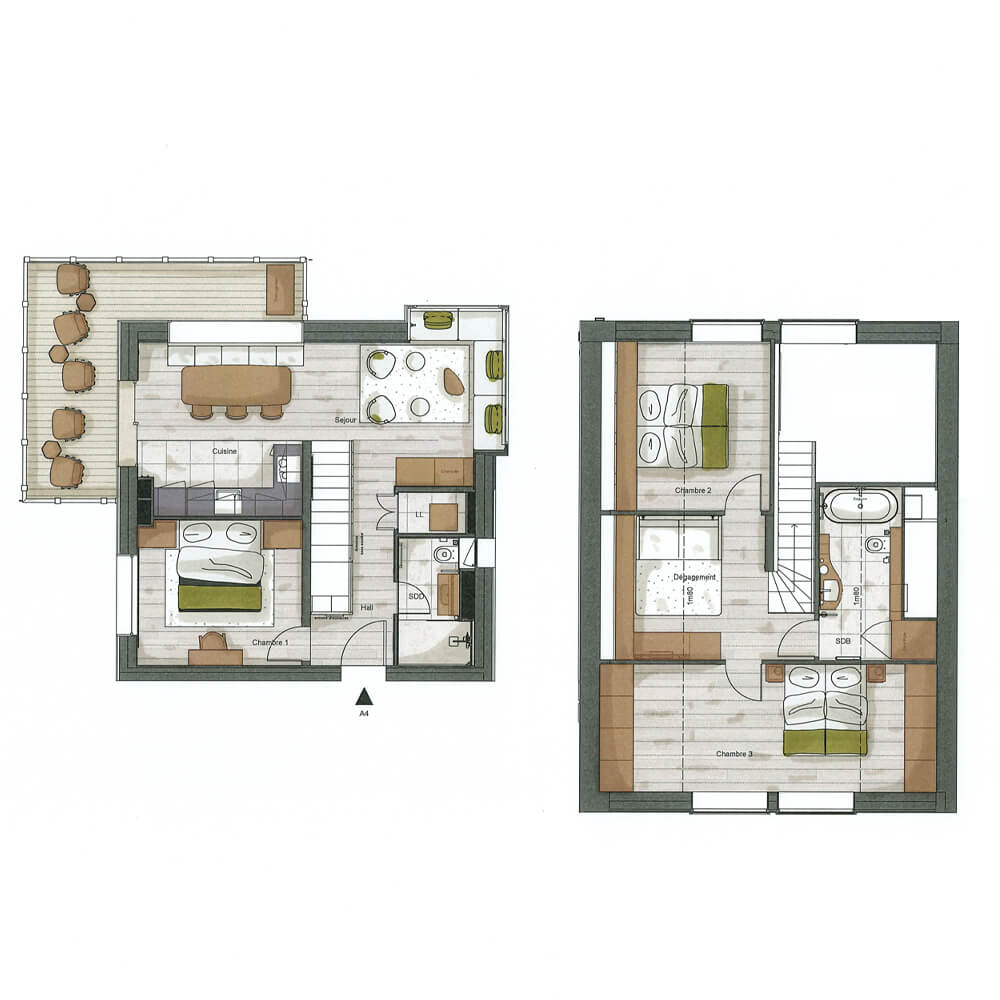 plan Chalet A4