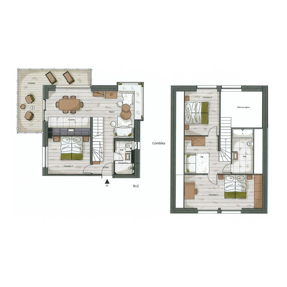 plan Chalet D3