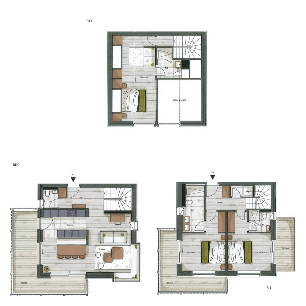 plan Chalet F1