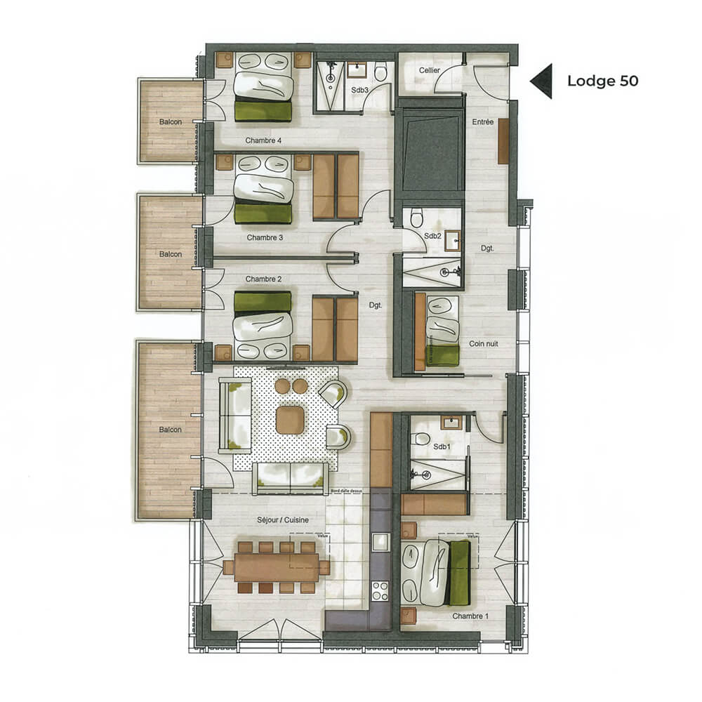 plan Appartement 50