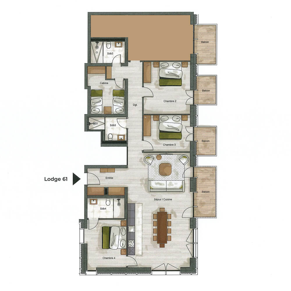 plan Appartement 61