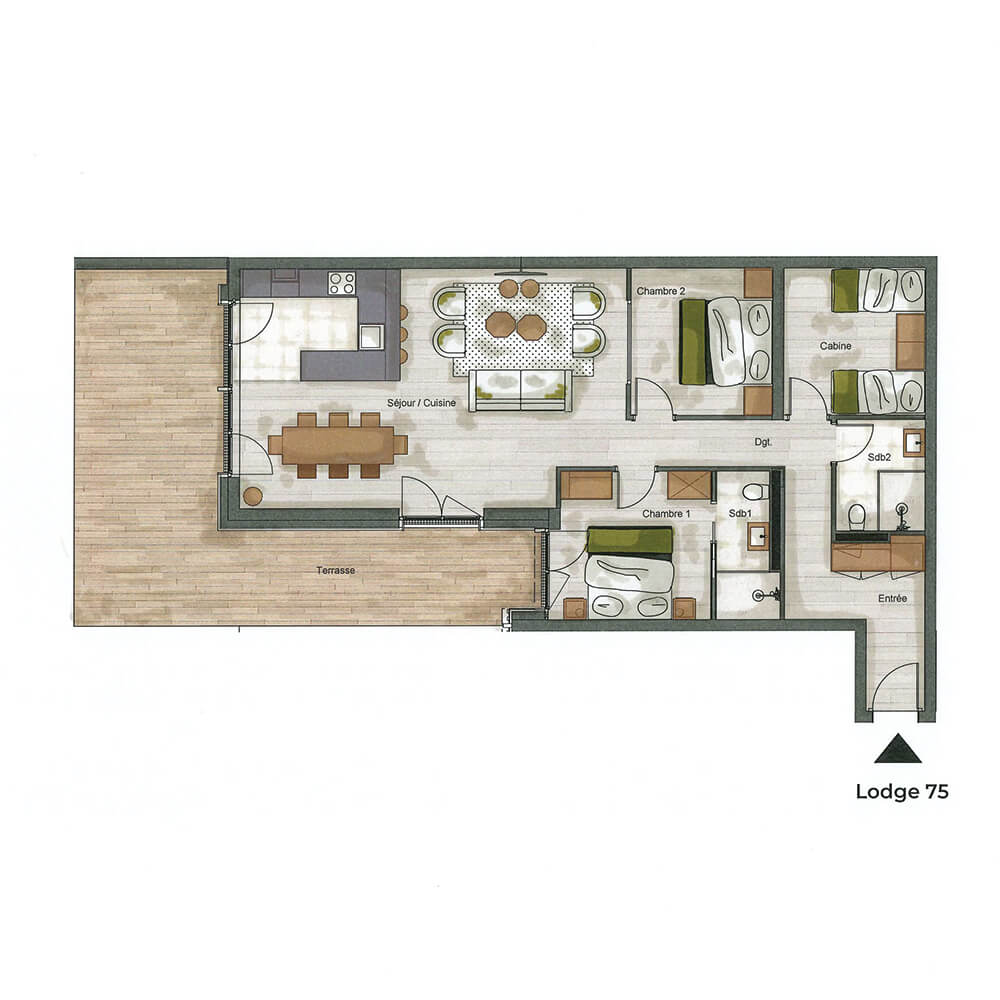 plan Appartement 75
