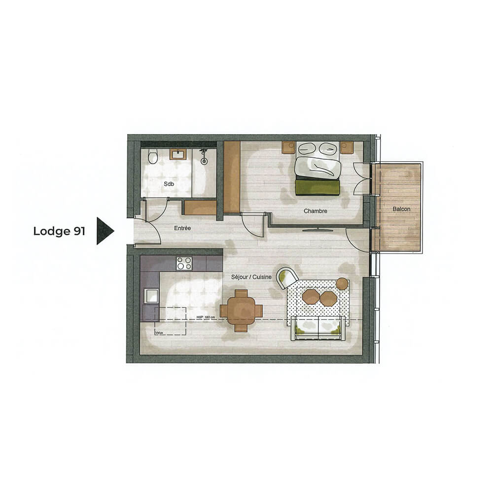 plan Appartement 91